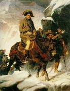 Hippolyte Delaroche Bonaparte Crossing the Alps oil